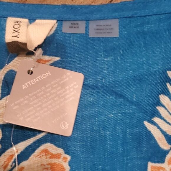 Roxy swimsuit cover up size medium floral NWT - Picture 3 of 5